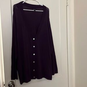 avenue purple cardigan size: 22/24